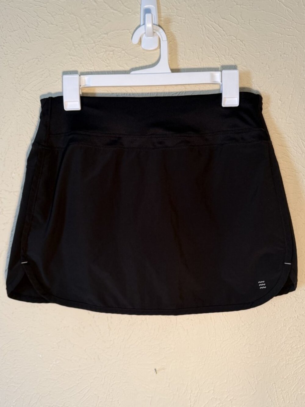 Free Fly Black Running Skort, Size Medium
